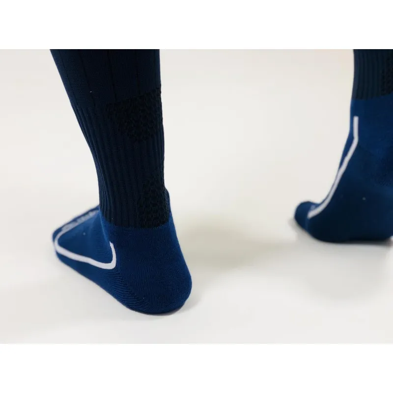 Гетры футбольные Europaw темно-синие с трикотажным носком [41-45] фото товару