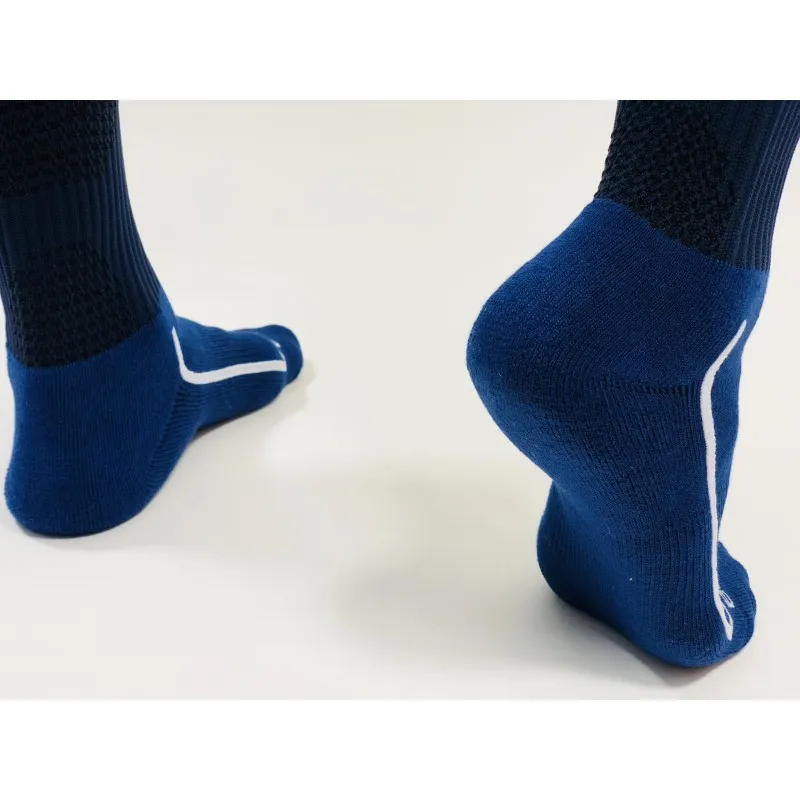 Гетры футбольные Europaw темно-синие с трикотажным носком [41-45] фото товару