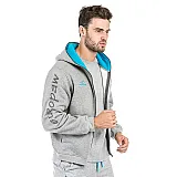 Кофта трикотажная Europaw 16 серая на змейке [2XL] фото товару