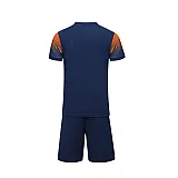 Футбольная форма Europaw 024 т.сине-оранжевая [XL] фото товару