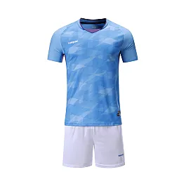 Футбольная форма Europaw 027 голубо-белая [M]