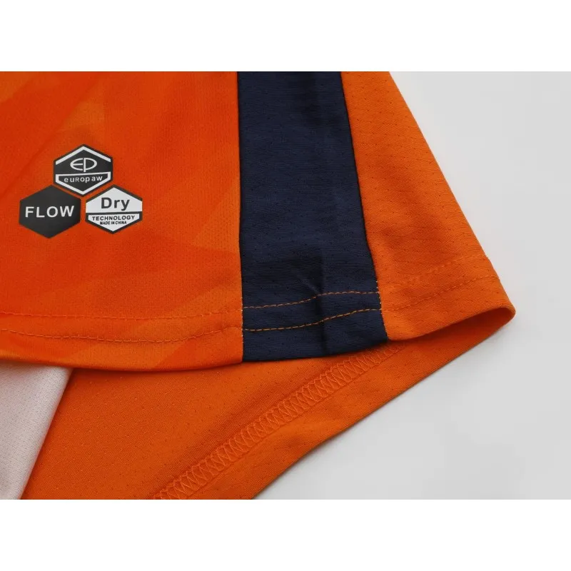 Футбольная форма Europaw 027 оранжево-т.синяя [XL] фото товару