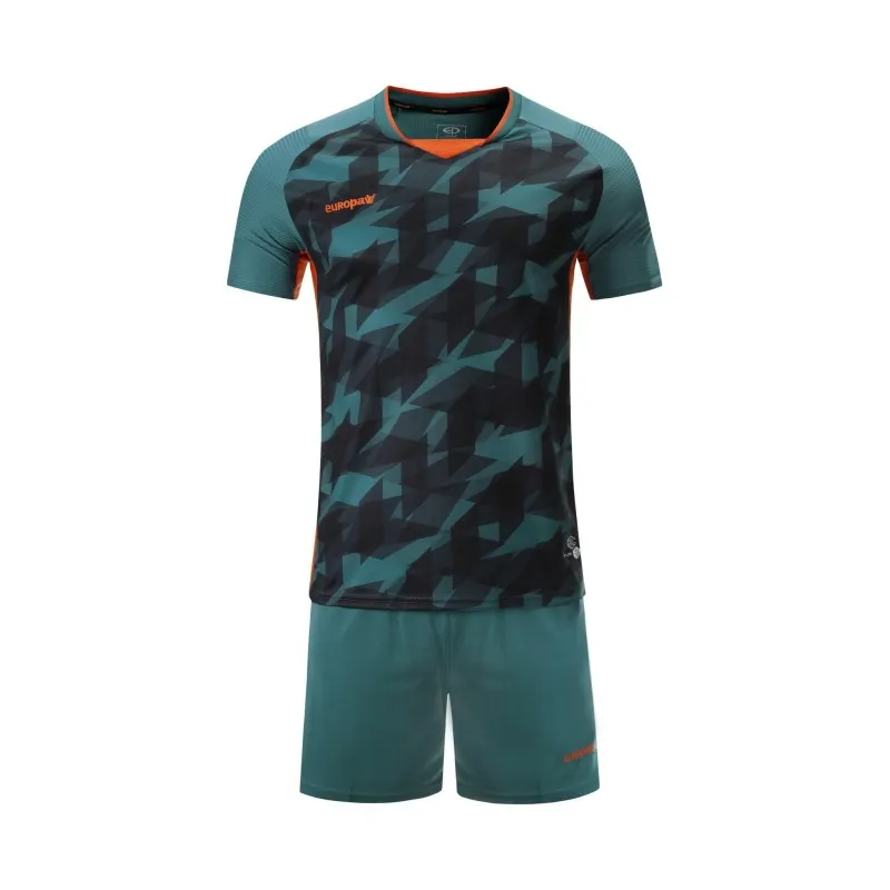 Футбольная форма Europaw 027 т.зелено-оранжевая [M] фото товара
