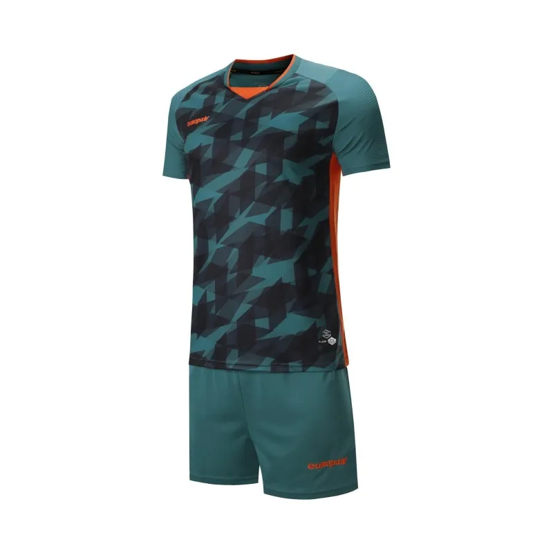Футбольная форма Europaw 027 т.зелено-оранжевая [XL] фото товара