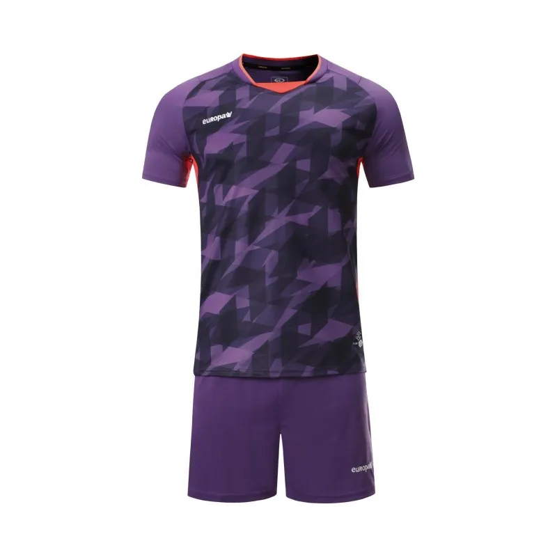 Футбольная форма Europaw 027 фиолетово-коралловая [L] фото товару