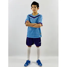 Футбольная форма детская (kid) Europaw 026 голубо-фиолетовая [XS]