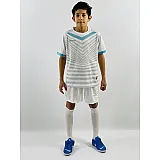Футбольная форма детская (kid) Europaw 026 бело-голубая [XS] фото товару