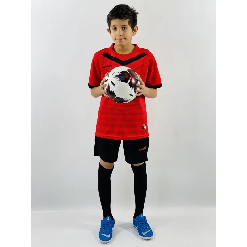 Футбольная форма детская (kid) Europaw 026 красно-черная [XS] фото товара