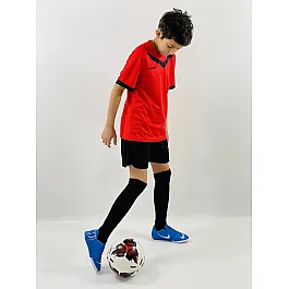 Футбольная форма детская (kid) Europaw 026 красно-черная [XS]