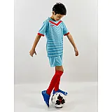 Футбольная форма детская (kid) Europaw 026 бирюзово-красная [XS] фото товару