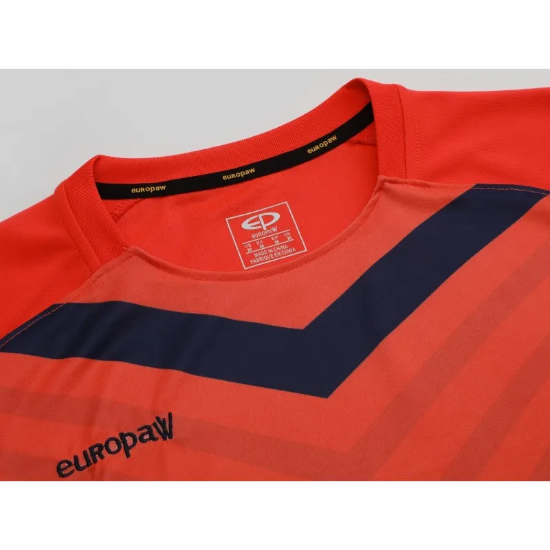 Футбольная форма детская (kid) Europaw 026 кораллово-т.синяя [XS] фото товару
