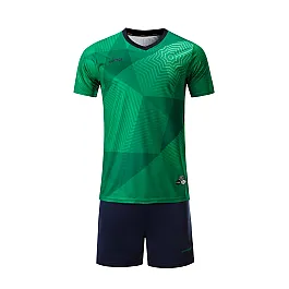 Футбольная форма Europaw 025 зелено-т.синяя [L]