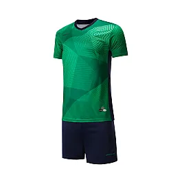 Футбольная форма Europaw 025 зелено-т.синяя [XL]