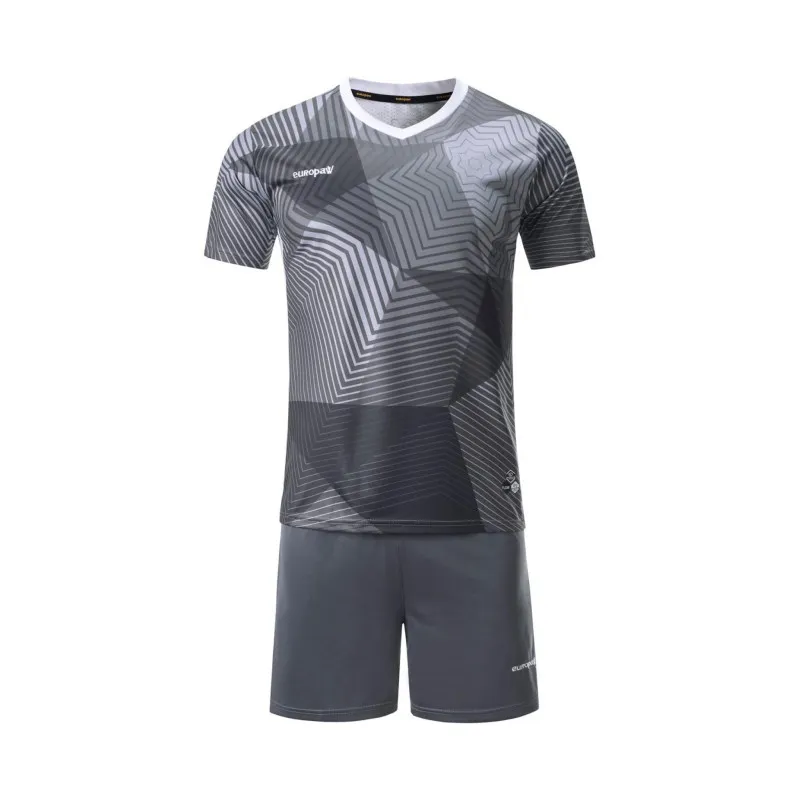 Футбольная форма Europaw 025 темно-серая [M] фото товару