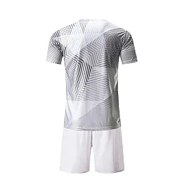 Футбольная форма Europaw 025 бело-серая [L]