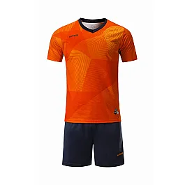 Футбольная форма Europaw 025 оранжево-т.синяя [M]