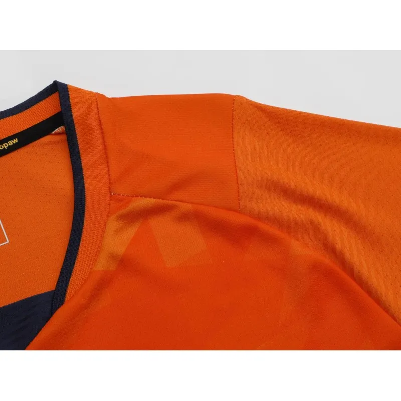 Футбольная форма Europaw 025 оранжево-т.синяя [XL] фото товару