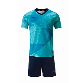 Футбольная форма Europaw 025 бирюзово-т.синяя [M]