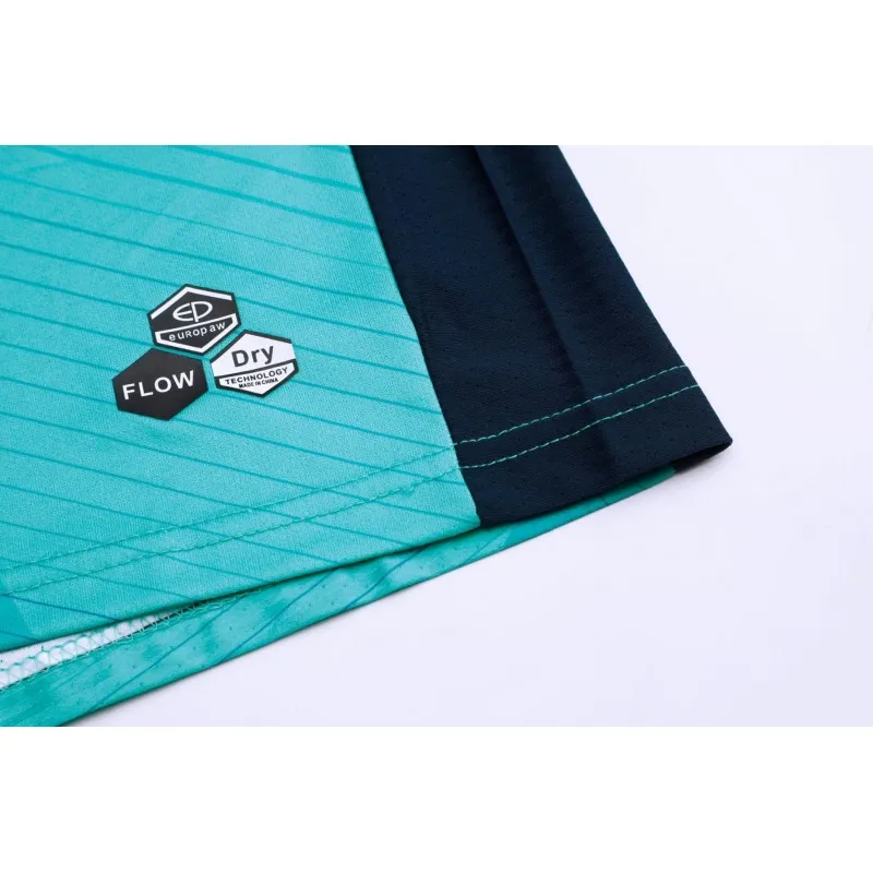 Футбольная форма Europaw 025 бирюзово-т.синяя [L] фото товару