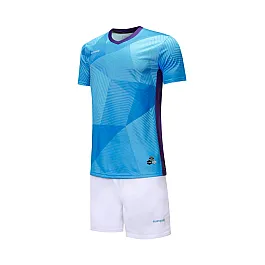 Футбольная форма Europaw 025 голубо-белая [M]