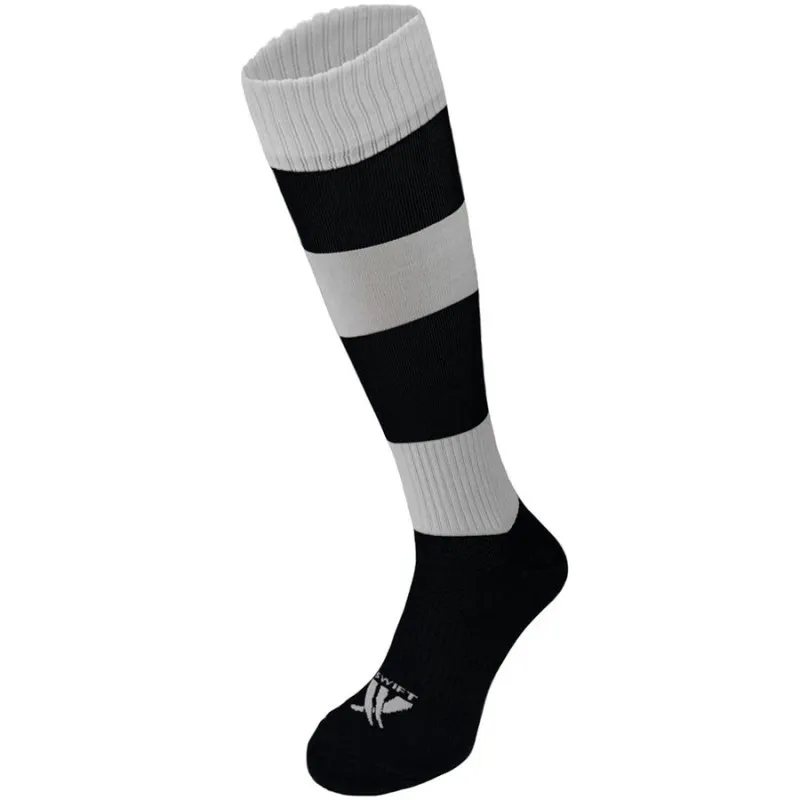 Гетры футбольные Swift Зебра черно/белые р.27 фото товара