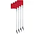 Флаги угловые SWIFT Corner Flag Flexi Racer, на пружине (4 шт)