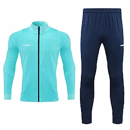 Спортивний костюм Europaw Limber Up 2101 Long zipper бирюзово-темно-синій [S]