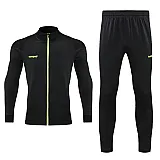 Спортивний костюм Europaw Limber Up 2101 Long zipper чорно-салатовий [S] фото товару