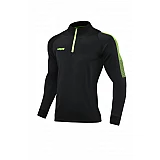 Спортивний костюм Europaw Limber Up 2101 Short zipper чорно-салатовий [XS] фото товару