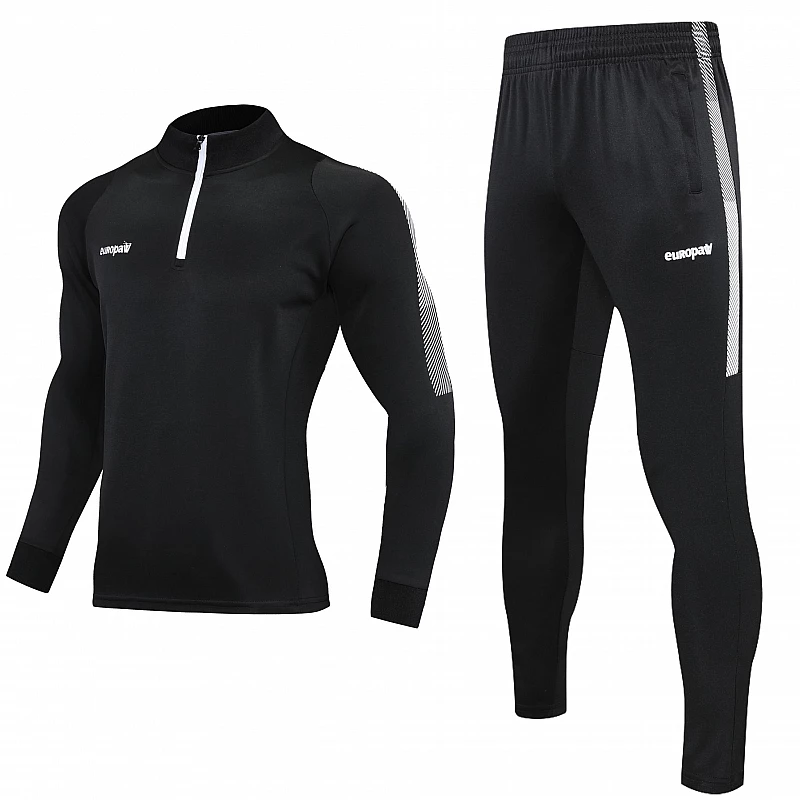 Спортивний костюм Europaw Limber Up 2101 Short zipper чорно-білий [XS] фото товару