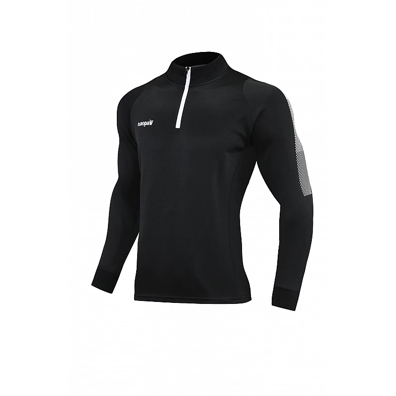 Спортивний костюм Europaw Limber Up 2101 Short zipper чорно-білий [XS] фото товару