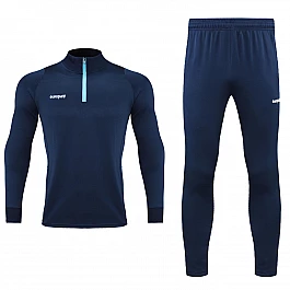 Спортивний костюм Europaw Limber Up 2101 Short zipper темно-синьо-блакитний [XS]