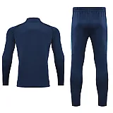 Спортивний костюм для дітей Europaw Limber Up Kid 2101 Short zipper темно-синьо-блакитний [2XS] фото товару