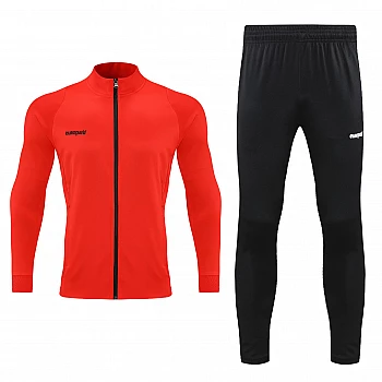 Спортивный костюм для детей Europaw Limber Up Kid 2101 Long zipper красно-черный [4XS]