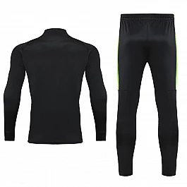 Спортивний костюм для дітей Europaw Limber Up Kid 2101 Long zipper чорно-салатовий [4XS]