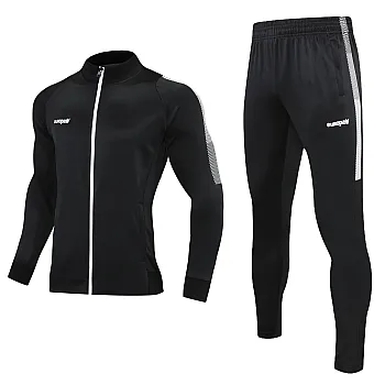 Спортивний костюм Europaw Limber Up 2101 Long zipper чорно-білий [XS]