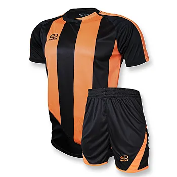 Футбольная форма Europaw 001 черно-оранжевая [XS]
