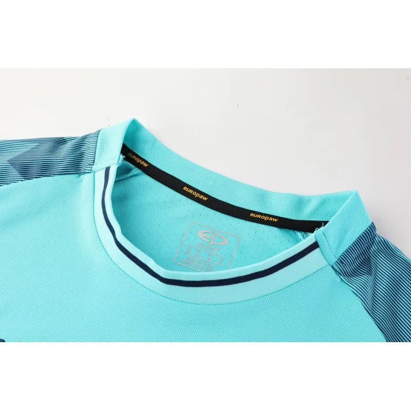 Футбольна форма Europaw 028 Classic light бирюзово-темно-синя [M] фото товару