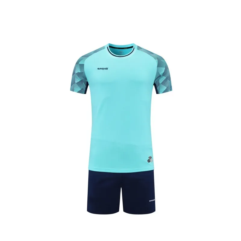 Футбольна форма Europaw 028 Classic light бирюзово-темно-синя [L] фото товару