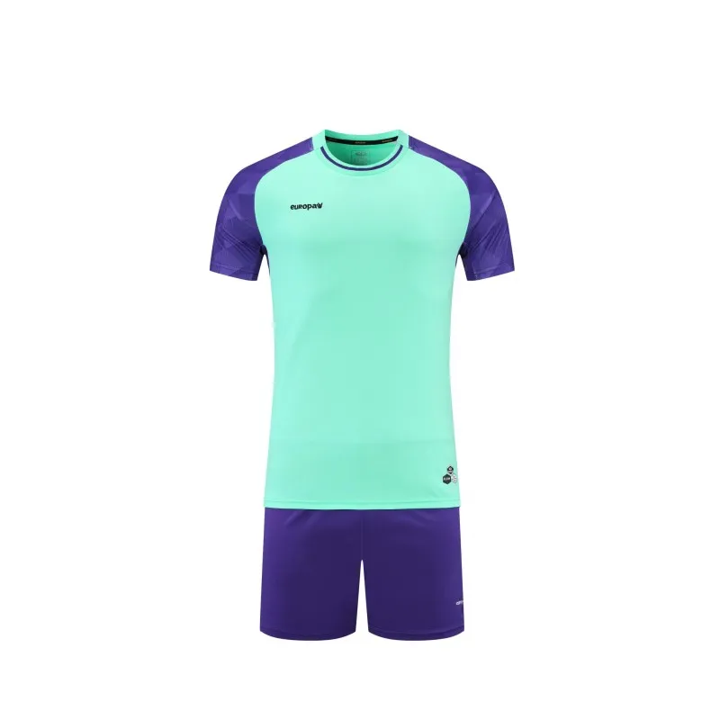 Футбольная форма Europaw 028 Classic light ярко-бирюзово-фиолетовая [M] фото товара
