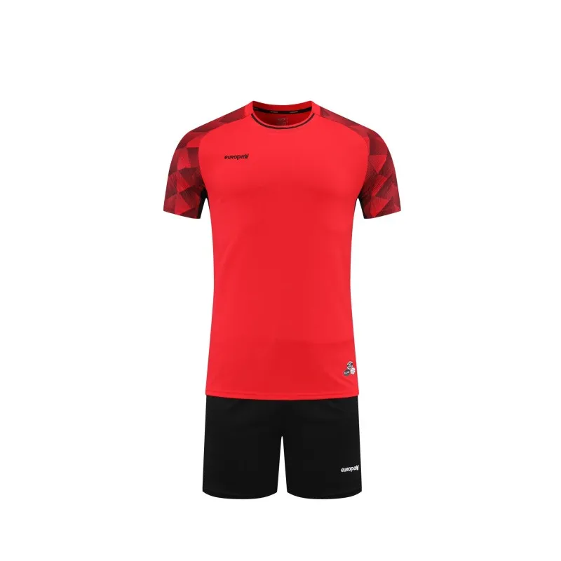 Футбольная форма Europaw 028 Classic light красно-черная [M] фото товара
