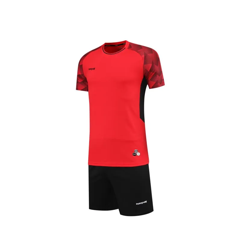 Футбольна форма Europaw 028 Classic light червоно-чорна [L] фото товару