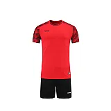 Футбольна форма Europaw 028 Classic light червоно-чорна [XL] фото товару