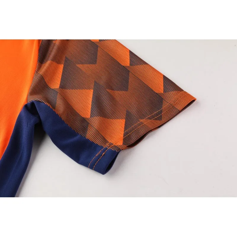 Футбольна форма Europaw 028 Classic light помаранчево-темно-синя [XL] фото товару