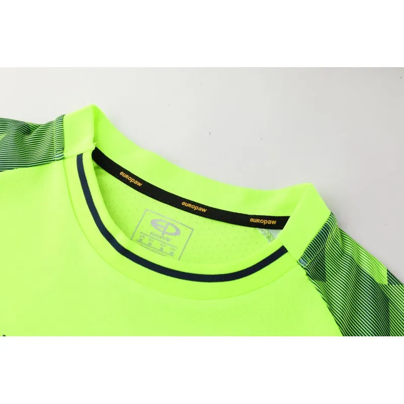 Футбольная форма Europaw 028 Classic light салатово-темно-синяя [M] фото товара