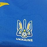 Футбольная футболка сборной Украины 2021 (синяя) Футбольная футболка сборной Украины 2021 (синяя) фото товара