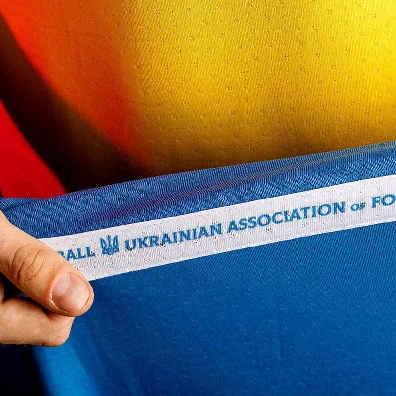 Футбольная футболка сборной Украины 2021 (синяя) Футбольная футболка сборной Украины 2021 (синяя) фото товара