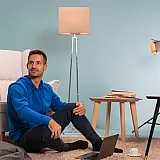 КОФТА combi cotton СПОРТИВНАЯ С ВОРОТНИКОМ НА МОЛНИИ СВЕТЛО-СИНЯЯ M