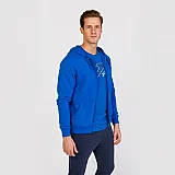 КОФТА combi cotton СПОРТИВНАЯ С ВОРОТНИКОМ НА МОЛНИИ СВЕТЛО-СИНЯЯ M