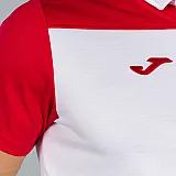 РУБАШКА ПОЛО combi БЕЛАЯ-КРАСНАЯ (КОРОТКИЙ РУКАВ) M